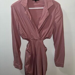 Elegant Pink Women's Dress